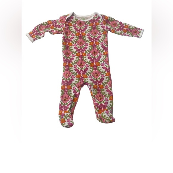 Vera Bradley floral sleeper bodysuit size 6-9 months - Picture 1 of 4